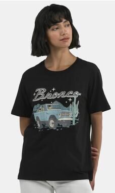 Time and Tru Ford Bronco M Women's Graphic Tee iconic truck vintage-inspired top
